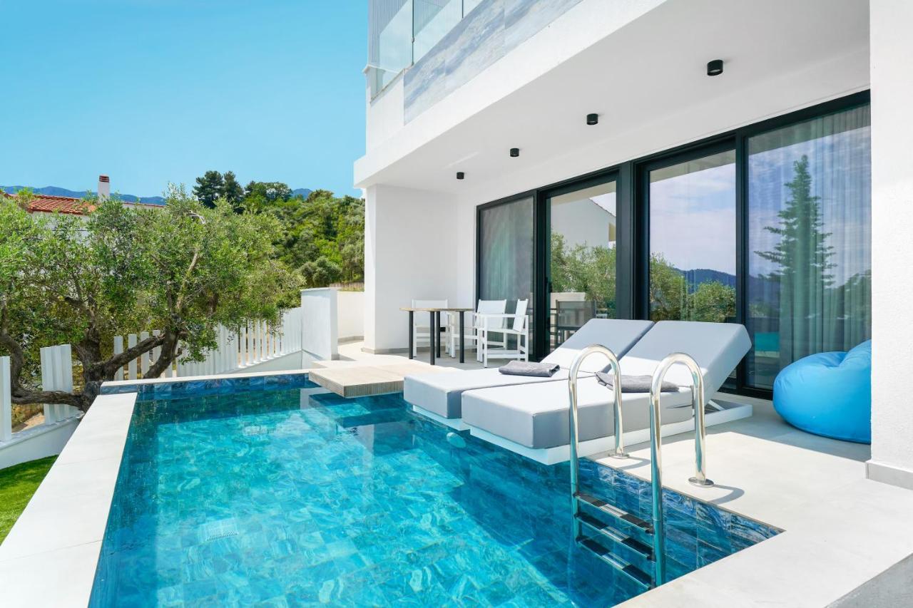 Mythodea Prive Luxury Suites Chrysi Ammoudia ภายนอก รูปภาพ
