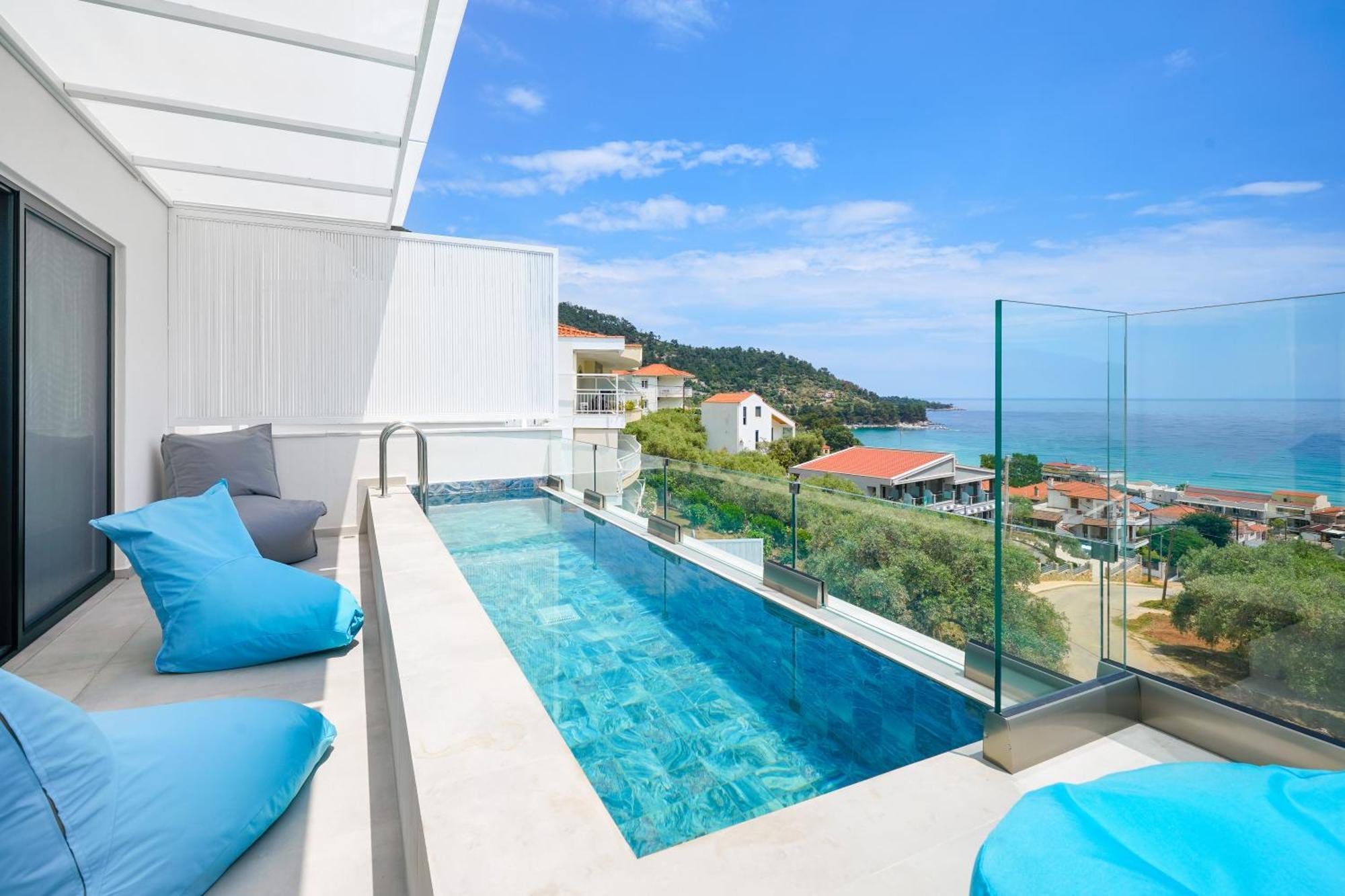 Mythodea Prive Luxury Suites Chrysi Ammoudia ภายนอก รูปภาพ