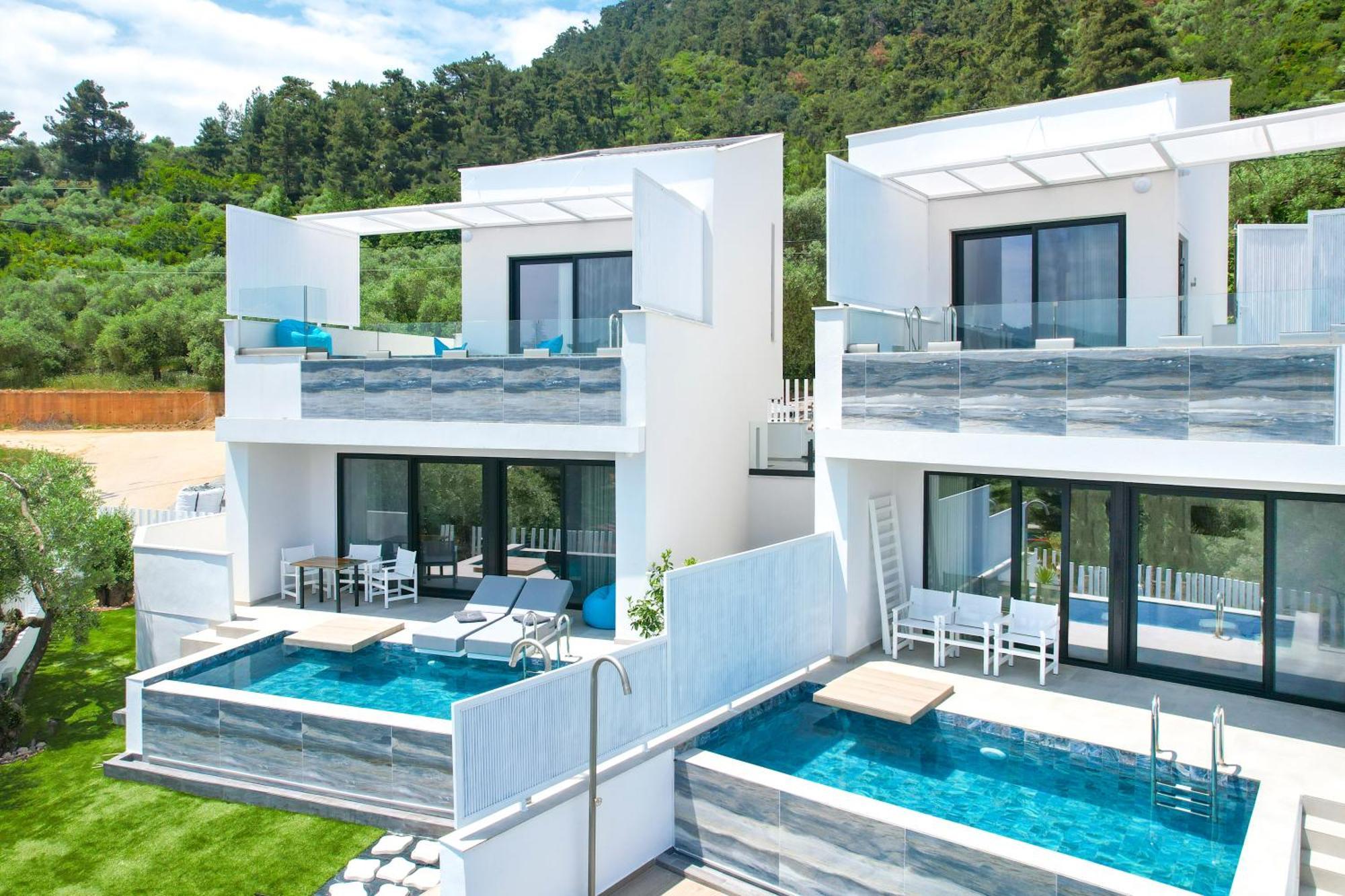 Mythodea Prive Luxury Suites Chrysi Ammoudia ภายนอก รูปภาพ